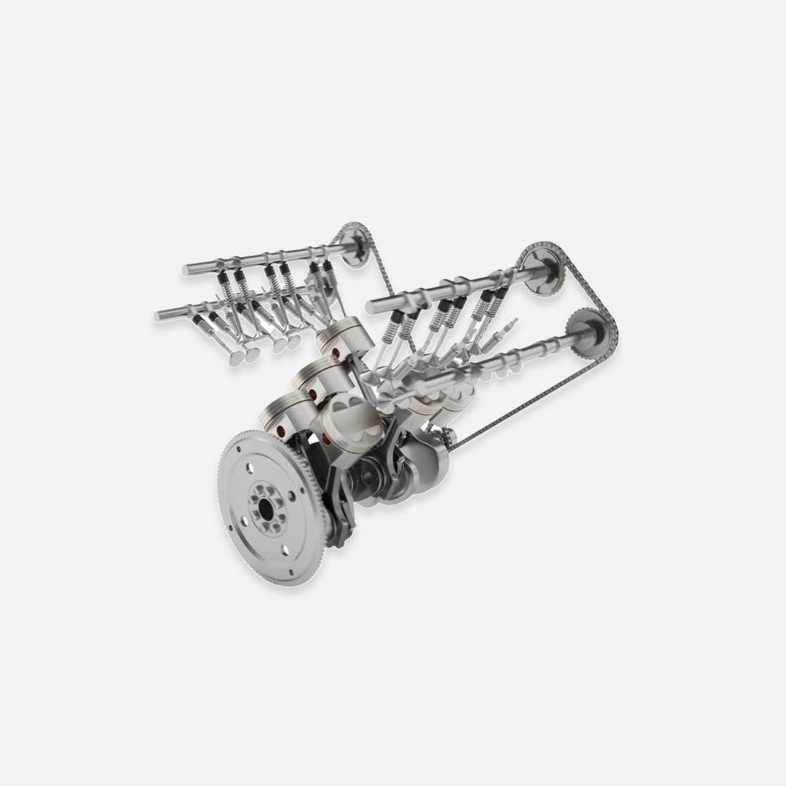 6 cylinder engine